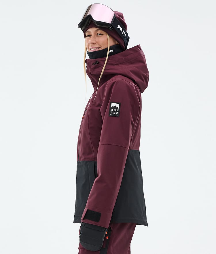 Montec Moss W Snowboardjacka Dam Burgundy/Black Renewed, Bild 6 av 10