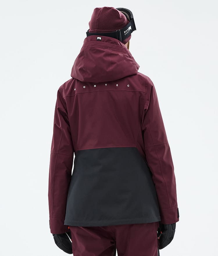 Montec Moss W Snowboardjacka Dam Burgundy/Black Renewed, Bild 7 av 10
