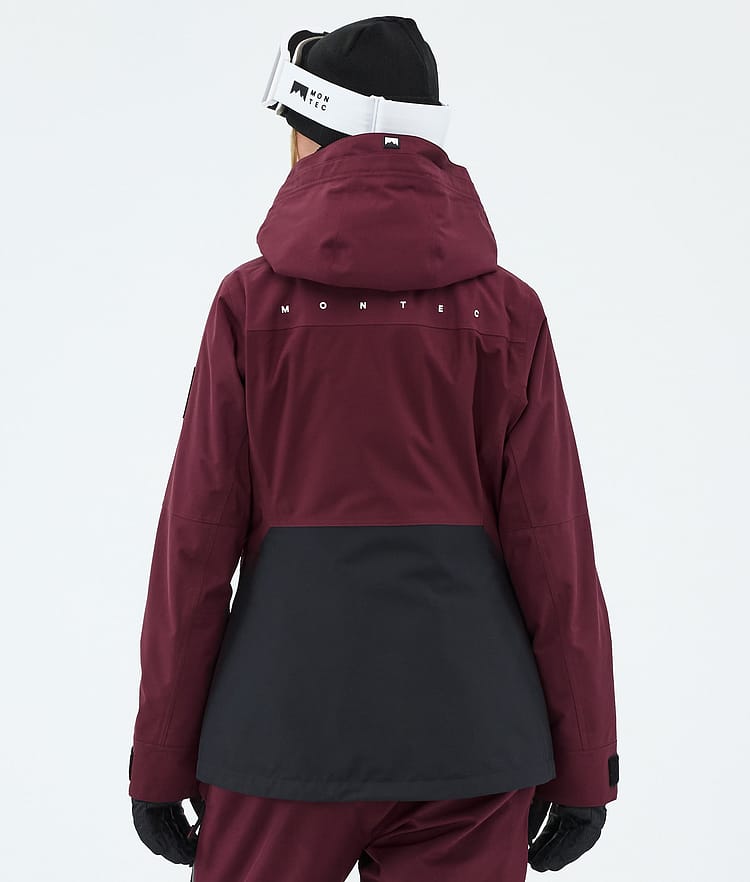 Montec Moss W Snowboardjacka Dam Burgundy/Black Renewed, Image 6 of 9