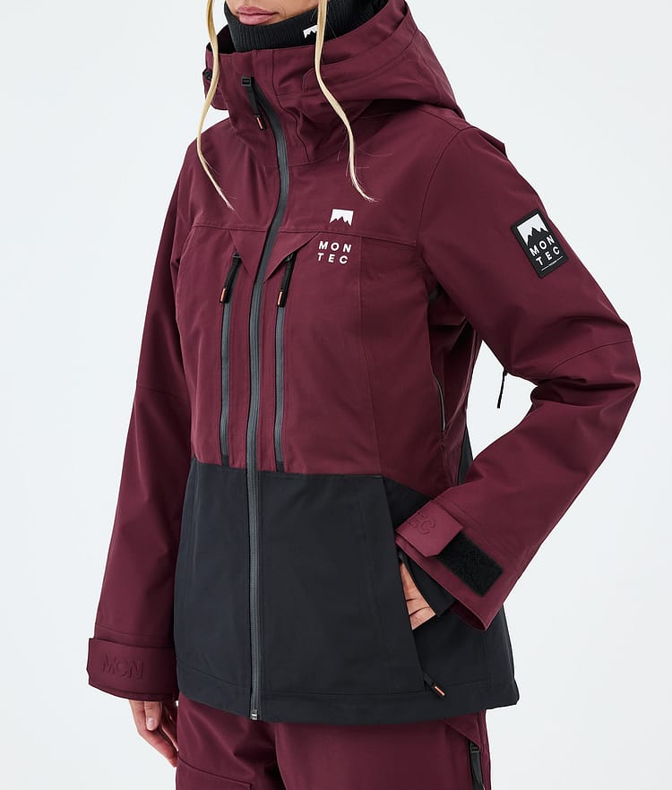 Montec Moss W Snowboardjacka Dam Burgundy/Black Renewed, Image 7 of 9