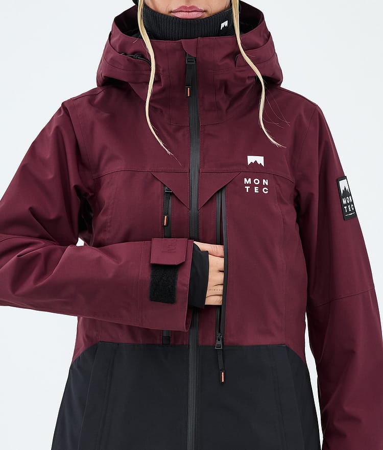 Montec Moss W Snowboardjacka Dam Burgundy/Black Renewed, Image 8 of 9