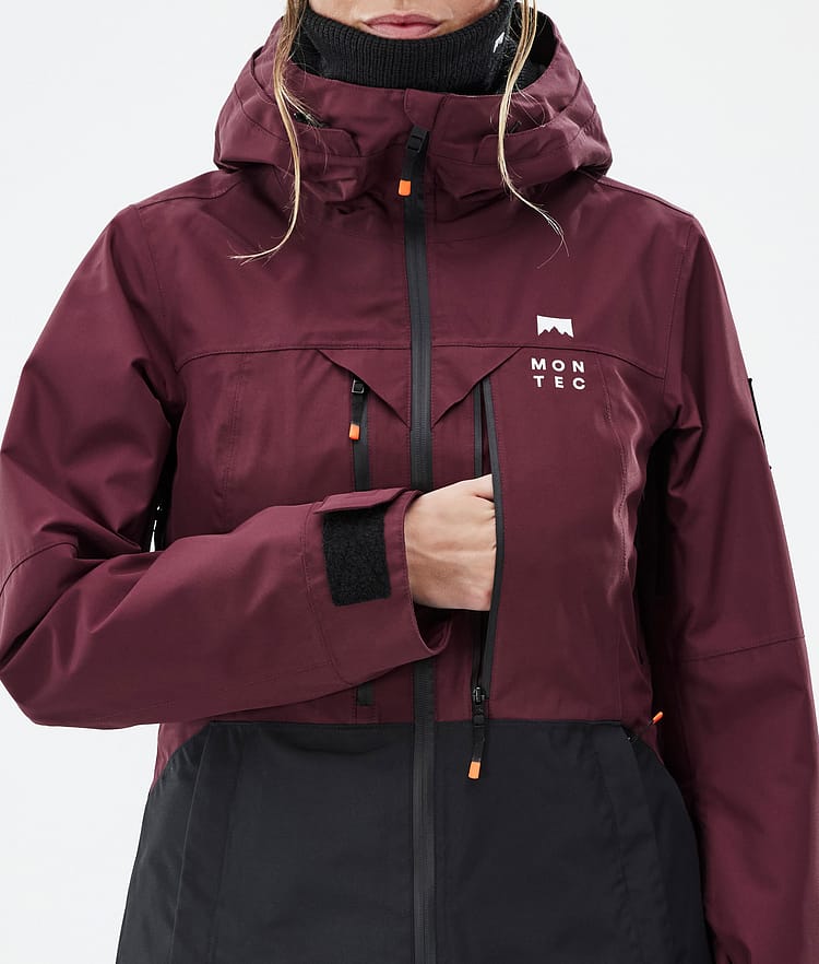 Montec Moss W Snowboardjacka Dam Burgundy/Black, Bild 9 av 10