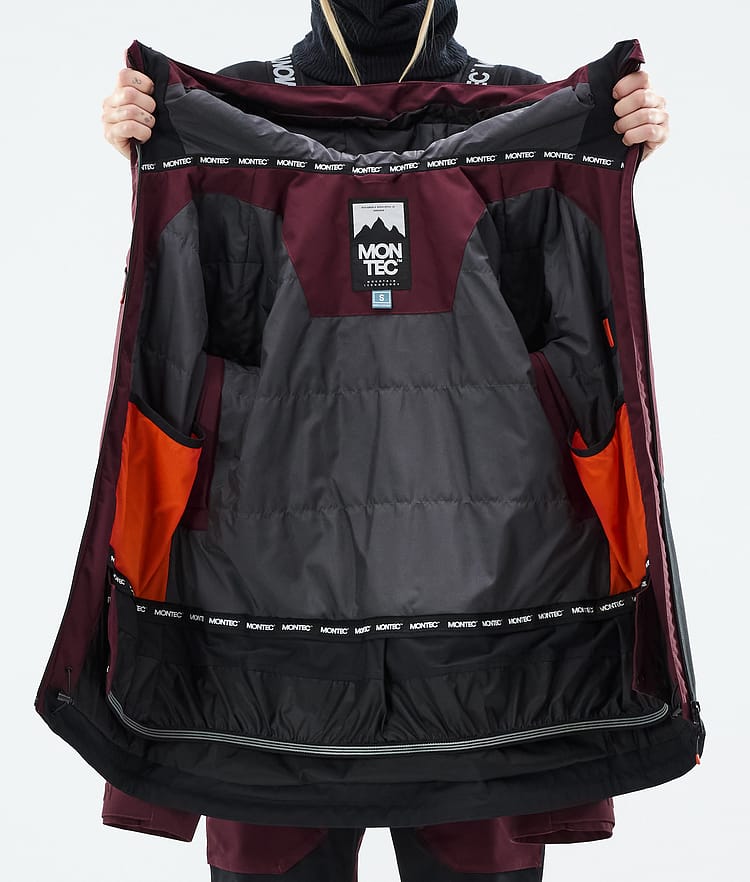 Montec Moss W Snowboardjacka Dam Burgundy/Black Renewed, Bild 10 av 10