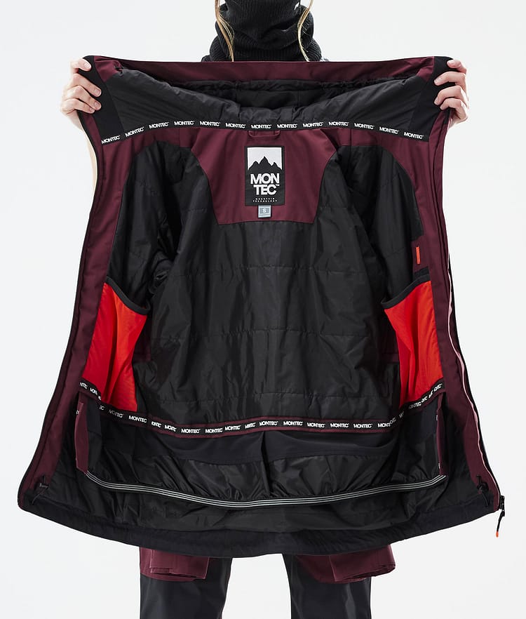 Montec Moss W Snowboardjacka Dam Burgundy/Black, Bild 10 av 10