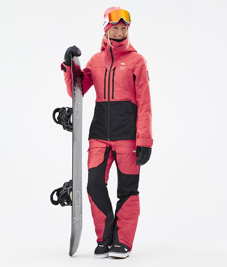 Montec Moss W Snowboardjacka Dam Coral/Black Renewed, Bild 4 av 11