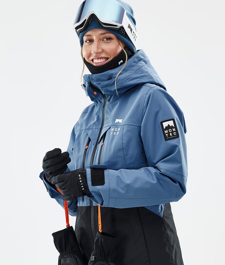 Montec Moss W Snowboardjacka Dam Blue Steel/Black Renewed, Bild 2 av 10