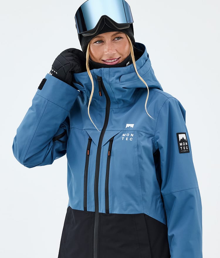 Montec Moss W Snowboardjacka Dam Blue Steel/Black Renewed, Image 4 of 9