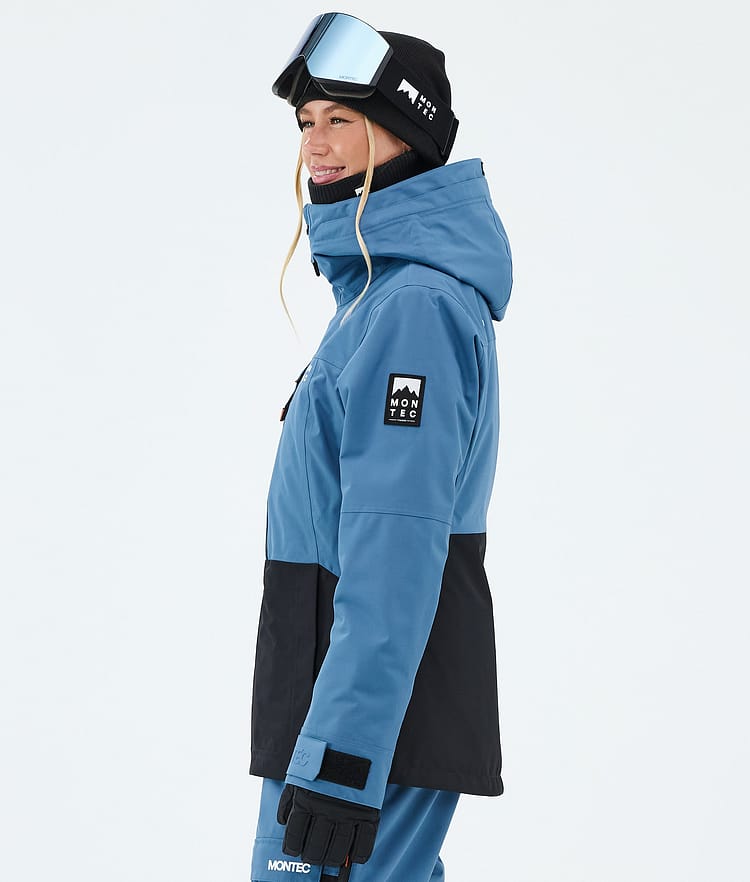 Montec Moss W Snowboardjacka Dam Blue Steel/Black Renewed, Image 5 of 9
