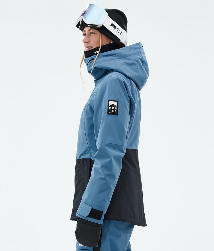 Montec Moss W Snowboardjacka Dam Blue Steel/Black Renewed, Bild 6 av 10