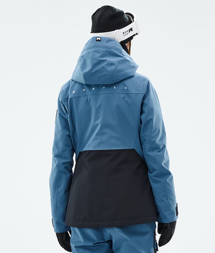 Montec Moss W Snowboardjacka Dam Blue Steel/Black Renewed, Bild 7 av 10