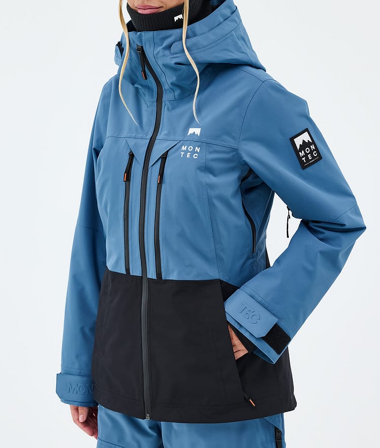Montec Moss W Snowboardjacka Dam Blue Steel/Black Renewed, Image 7 of 9