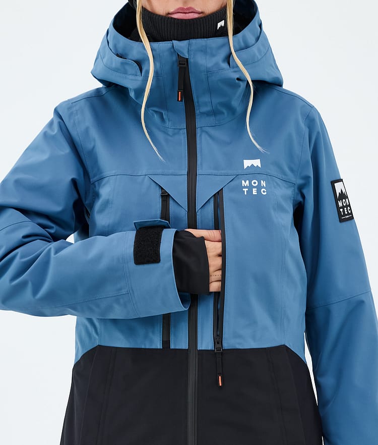 Montec Moss W Snowboardjacka Dam Blue Steel/Black Renewed, Image 8 of 9