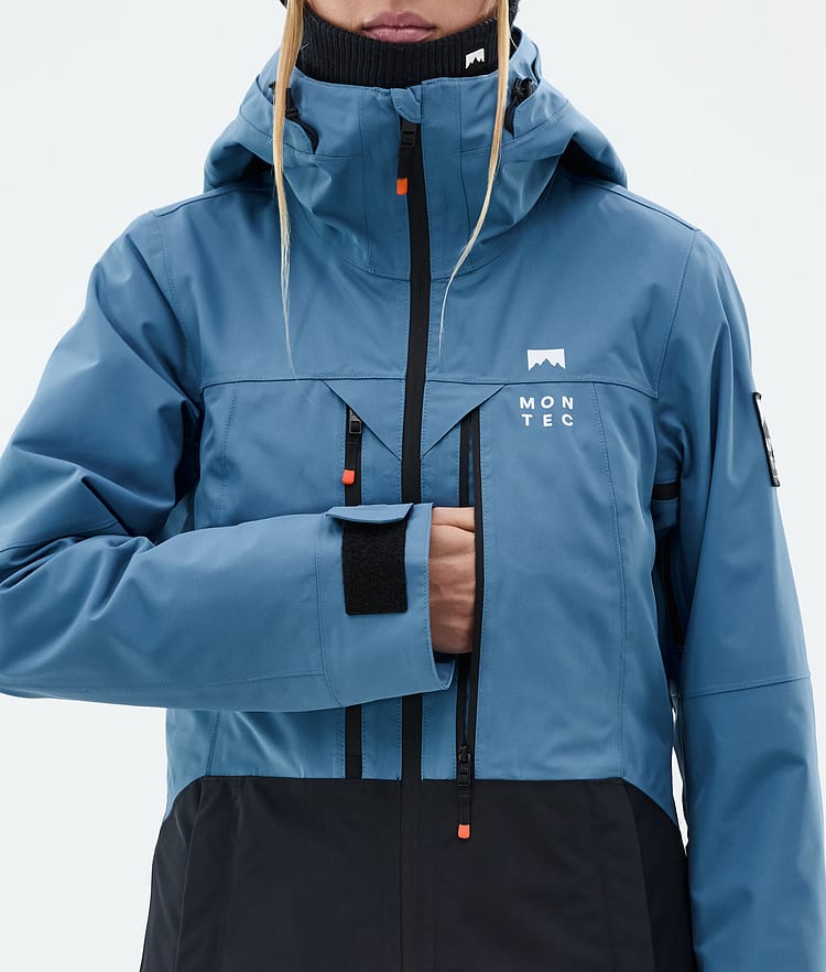 Montec Moss W Snowboardjacka Dam Blue Steel/Black Renewed, Bild 9 av 10