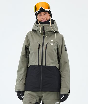 Montec Moss W Snowboardjacka Greenish/Black