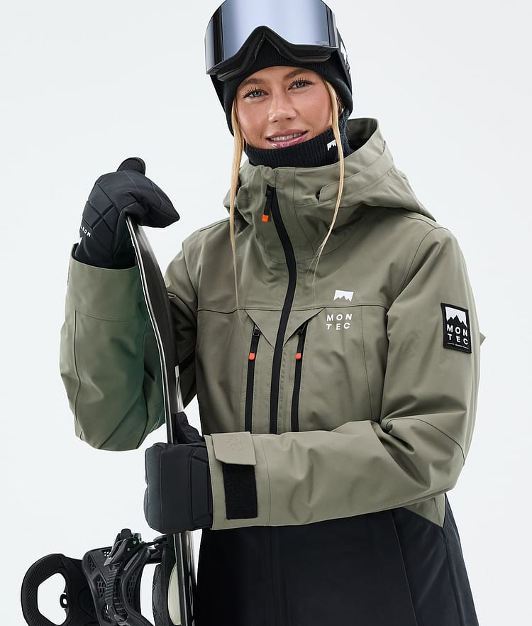 Montec Moss W Snowboardjacka Dam Greenish/Black Renewed, Bild 2 av 10