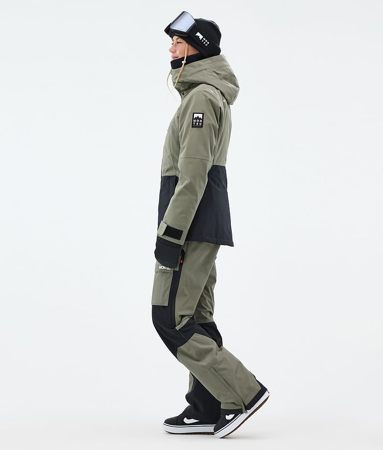 Montec Moss W Snowboardjacka Dam Greenish/Black Renewed, Bild 4 av 10