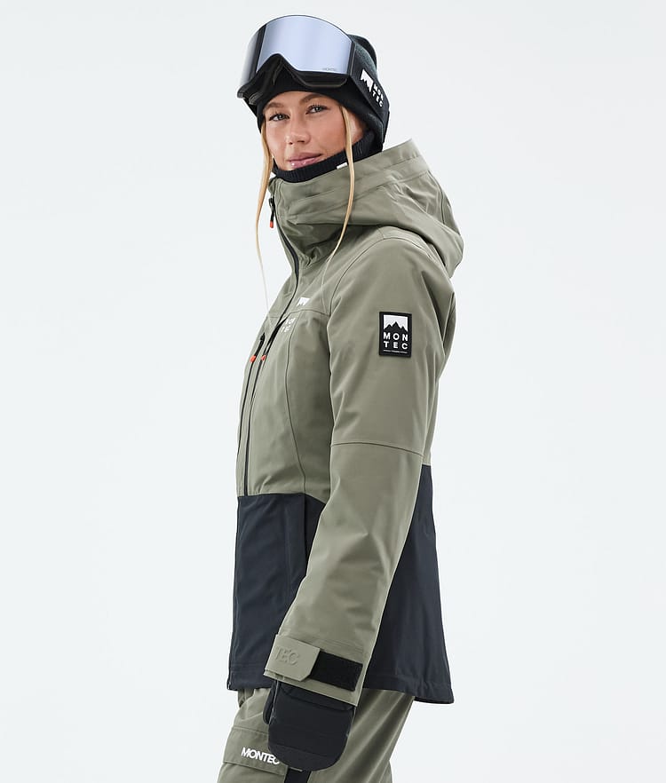 Montec Moss W Snowboardjacka Dam Greenish/Black Renewed, Bild 6 av 10