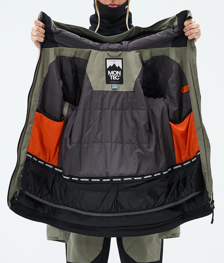 Montec Moss W Snowboardjacka Dam Greenish/Black, Bild 9 av 9