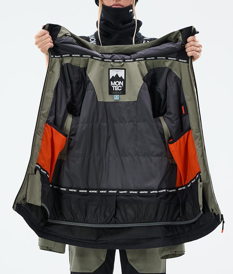 Montec Moss W Snowboardjacka Dam Greenish/Black Renewed, Bild 10 av 10