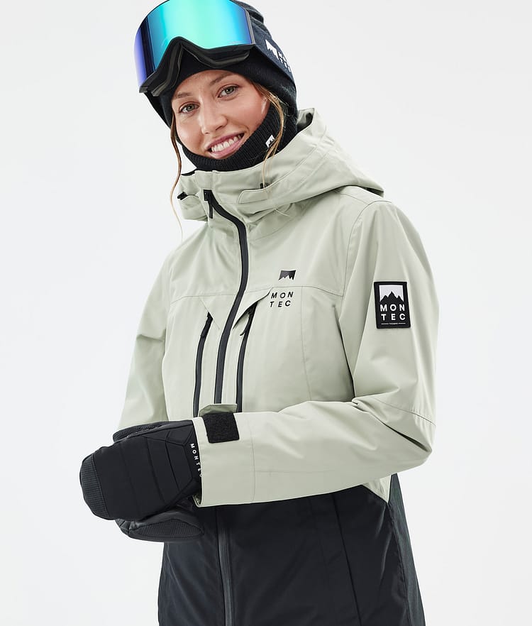 Montec Moss W Snowboardjacka Dam Soft Green/Black Renewed, Bild 2 av 10