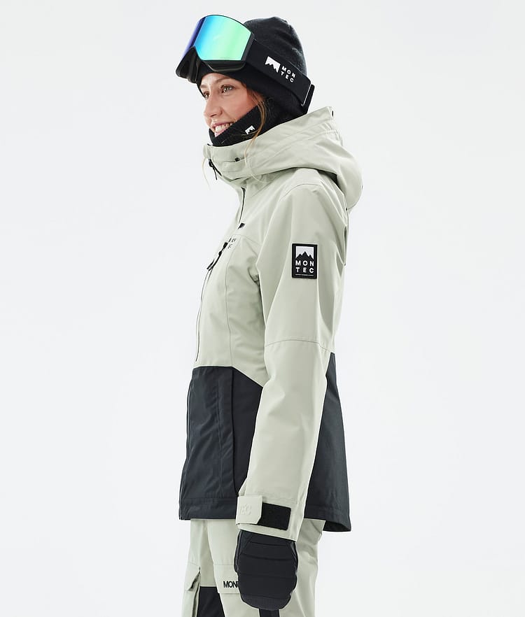 Montec Moss W Snowboardjacka Dam Soft Green/Black Renewed, Bild 6 av 10