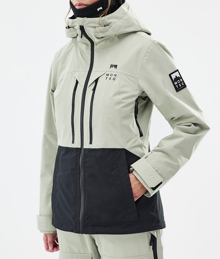 Montec Moss W Snowboardjacka Dam Soft Green/Black Renewed, Bild 8 av 10