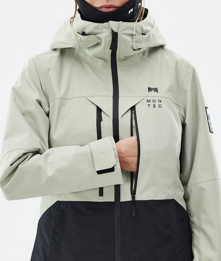 Montec Moss W Snowboardjacka Dam Soft Green/Black Renewed, Bild 9 av 10