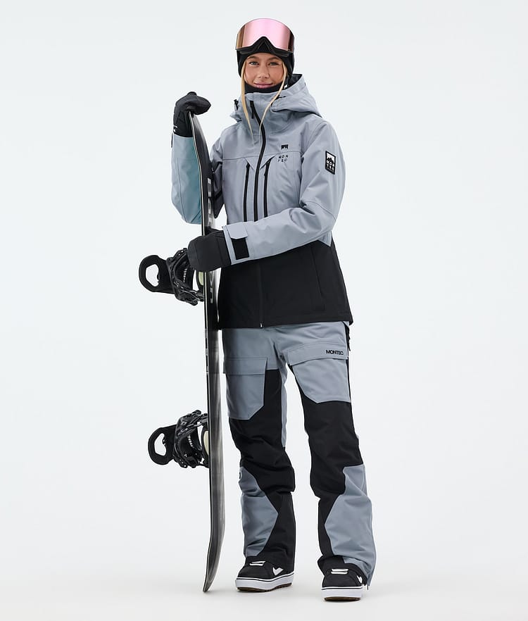 Montec Moss W Snowboardjacka Dam Soft Blue/Black Renewed, Bild 3 av 10