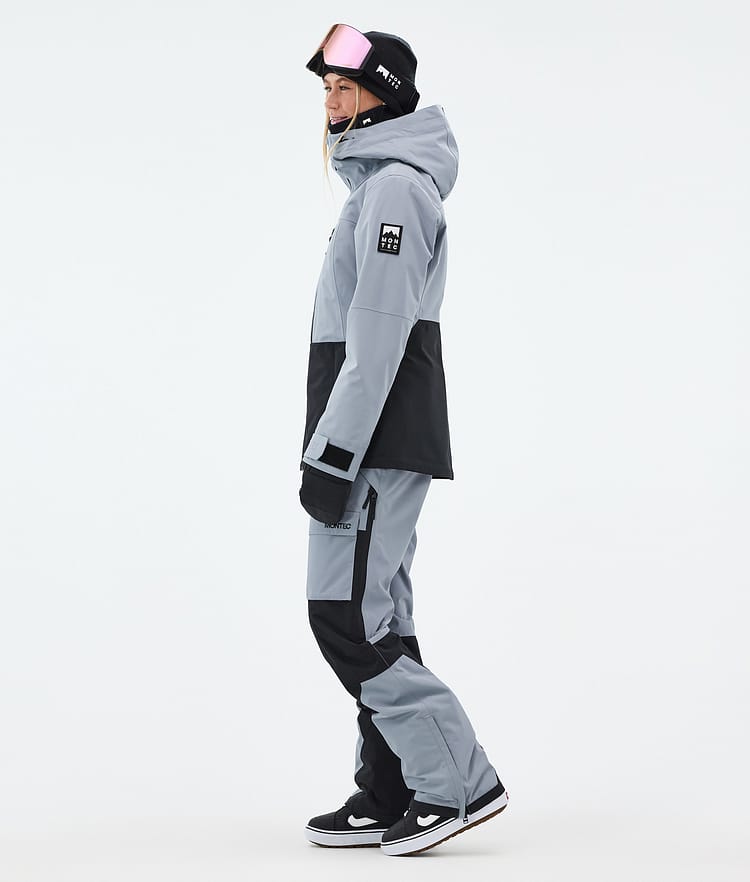 Montec Moss W Snowboardjacka Dam Soft Blue/Black Renewed, Bild 4 av 10