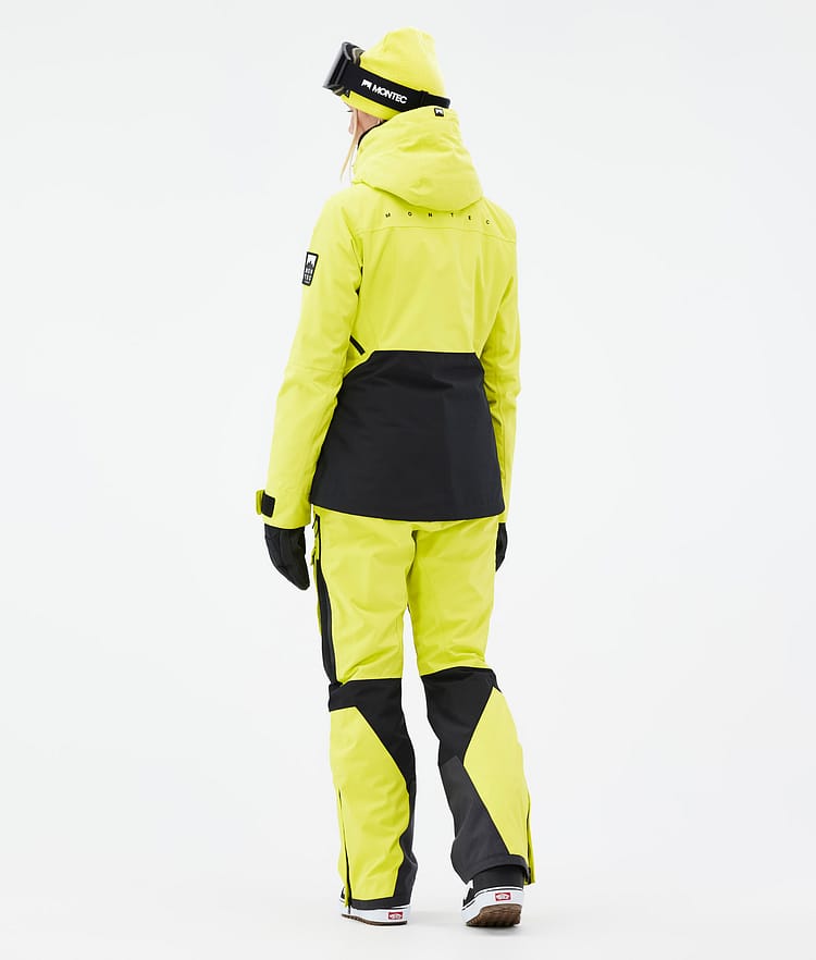 Montec Moss W Snowboardjacka Dam Bright Yellow/Black, Bild 5 av 10