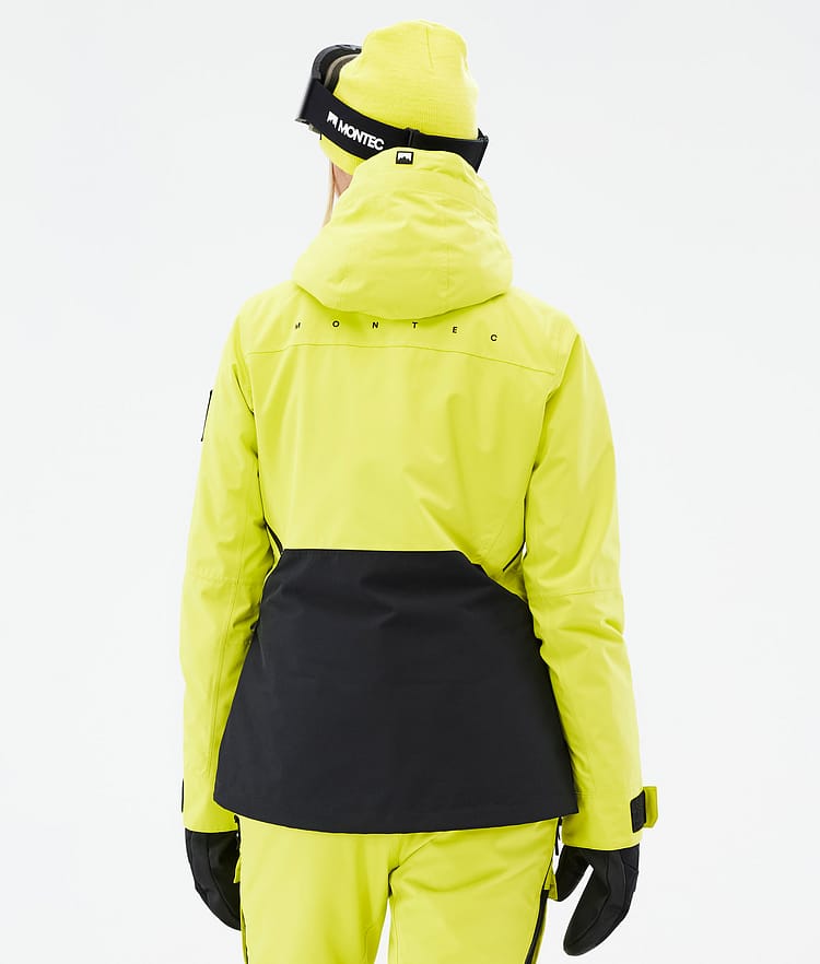 Montec Moss W Skidjacka Dam Bright Yellow/Black, Bild 7 av 10