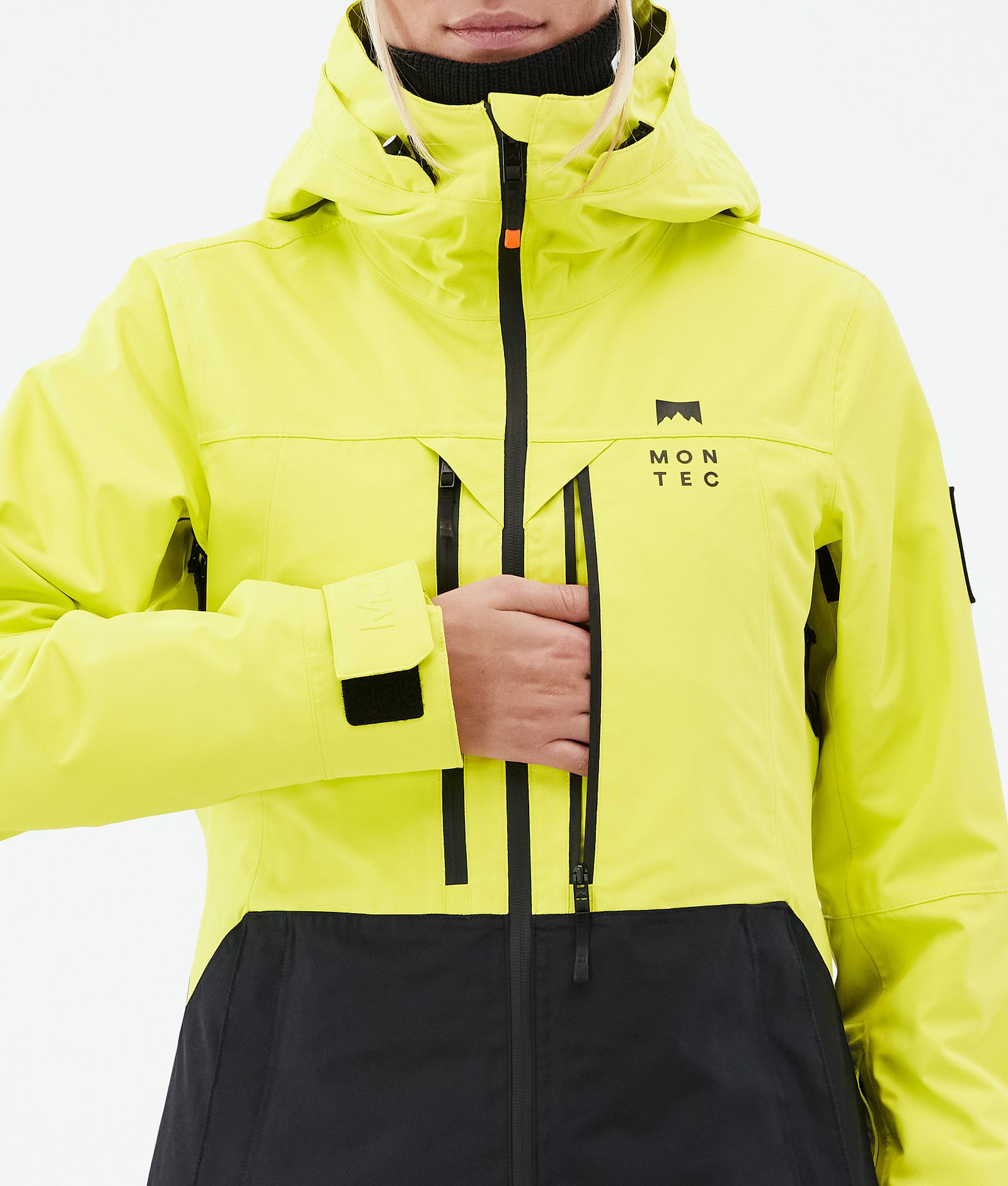 Montec Moss W Snowboardjacka Dam Bright Yellow/Black Renewed, Bild 9 av 10