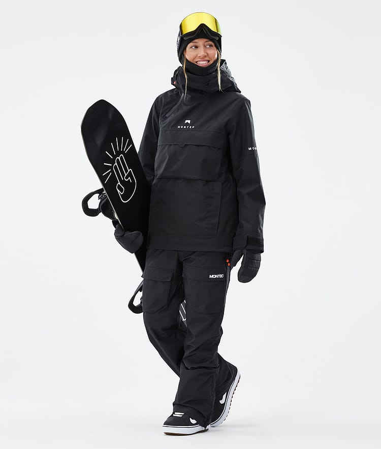 Montec Fawk W Snowboardbyxa Dam Black Renewed