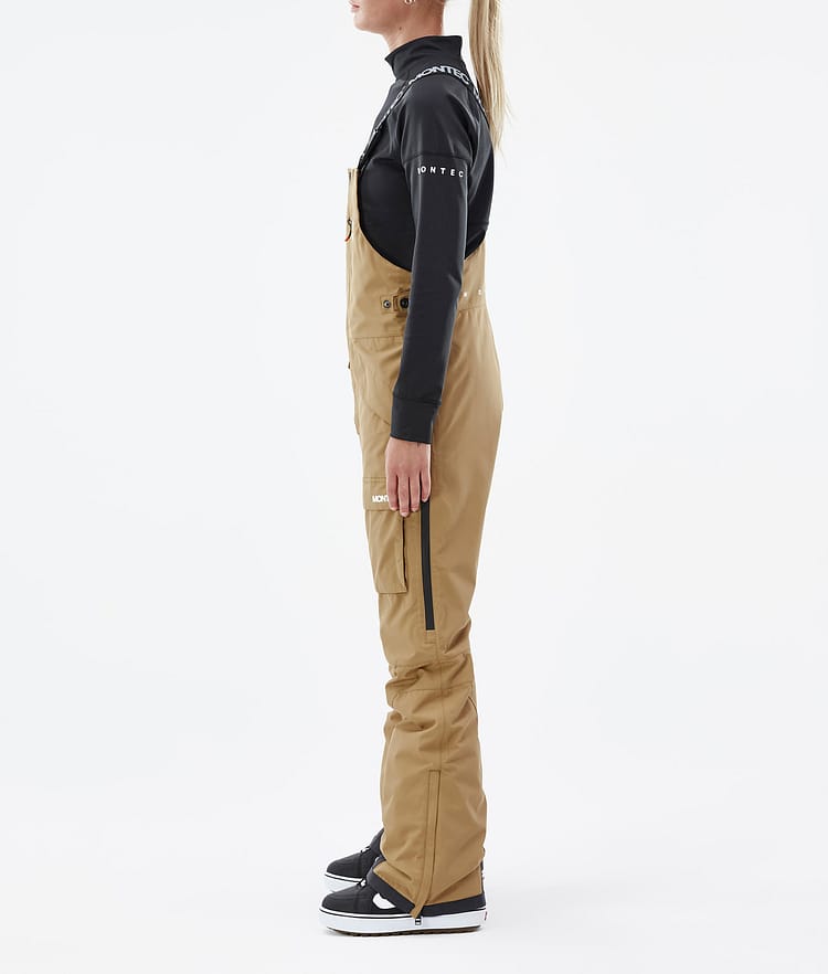Montec Fawk W Snowboardbyxa Dam Gold, Bild 2 av 6