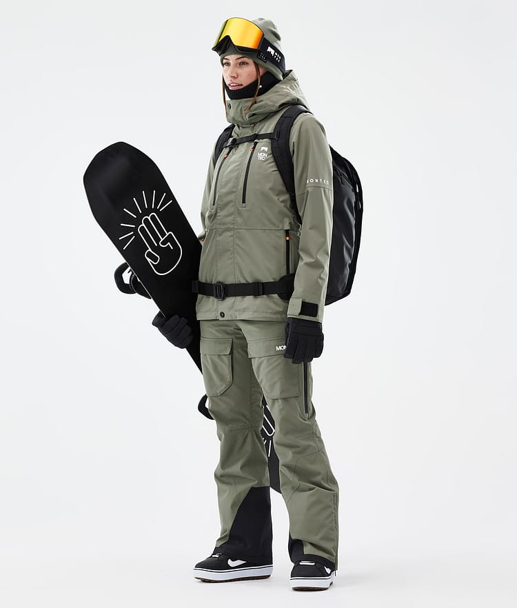 Montec Fawk W Snowboardbyxa Dam Greenish, Bild 2 av 7