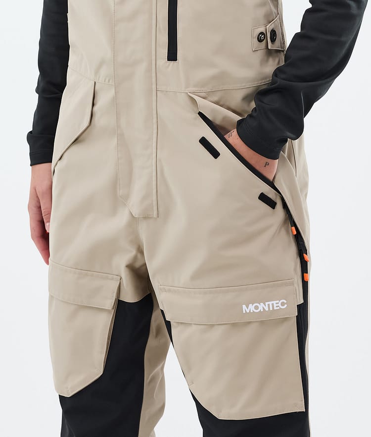 Montec Fawk W Snowboardbyxa Dam Sand/Black, Bild 5 av 7
