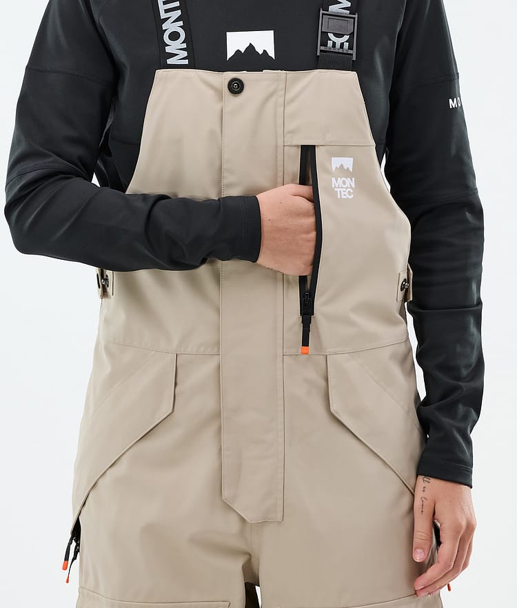 Montec Fawk W Snowboardbyxa Dam Sand/Black, Bild 6 av 7