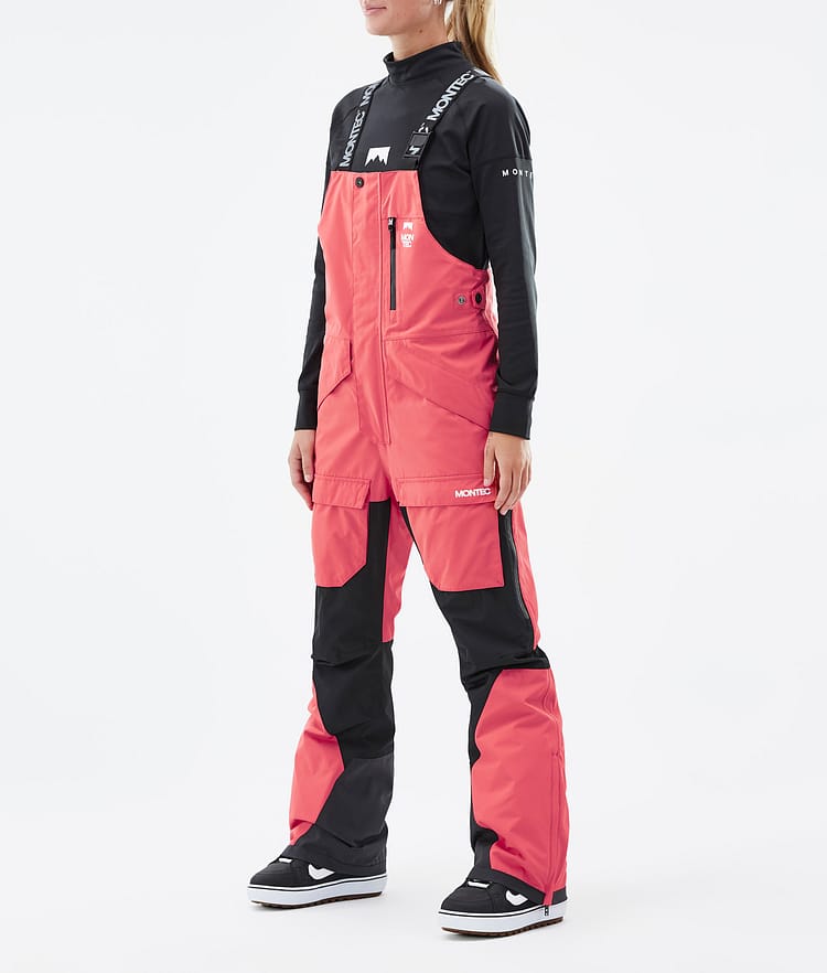 Montec Fawk W Snowboardbyxa Dam Coral/Black, Bild 1 av 6