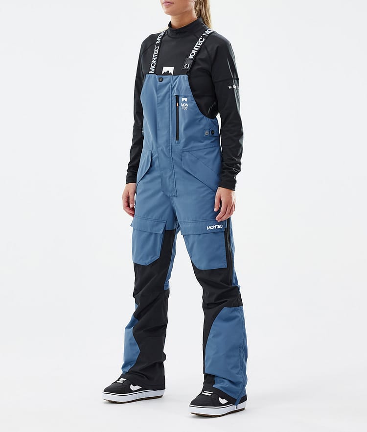 Montec Fawk W Snowboardbyxa Dam Blue Steel/Black