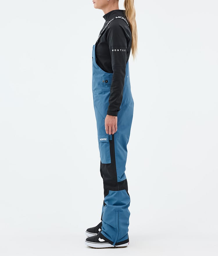 Montec Fawk W Snowboardbyxa Dam Blue Steel/Black Renewed, Bild 3 av 7