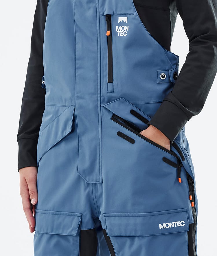 Montec Fawk W Snowboardbyxa Dam Blue Steel/Black