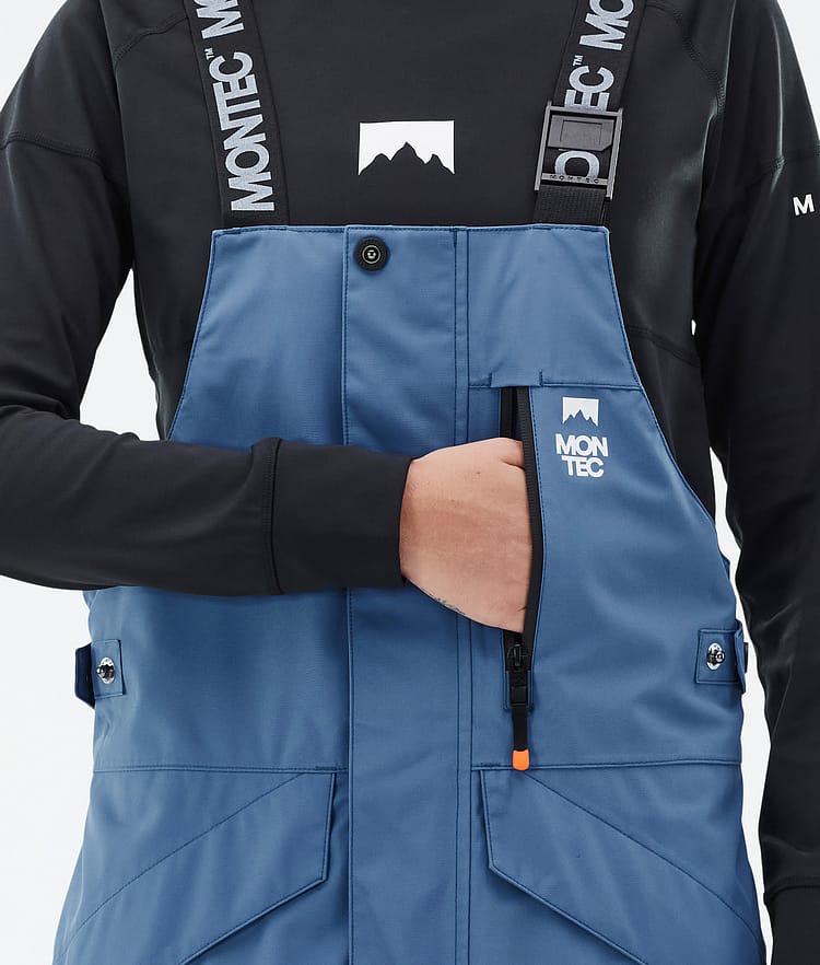 Montec Fawk W Snowboardbyxa Dam Blue Steel/Black