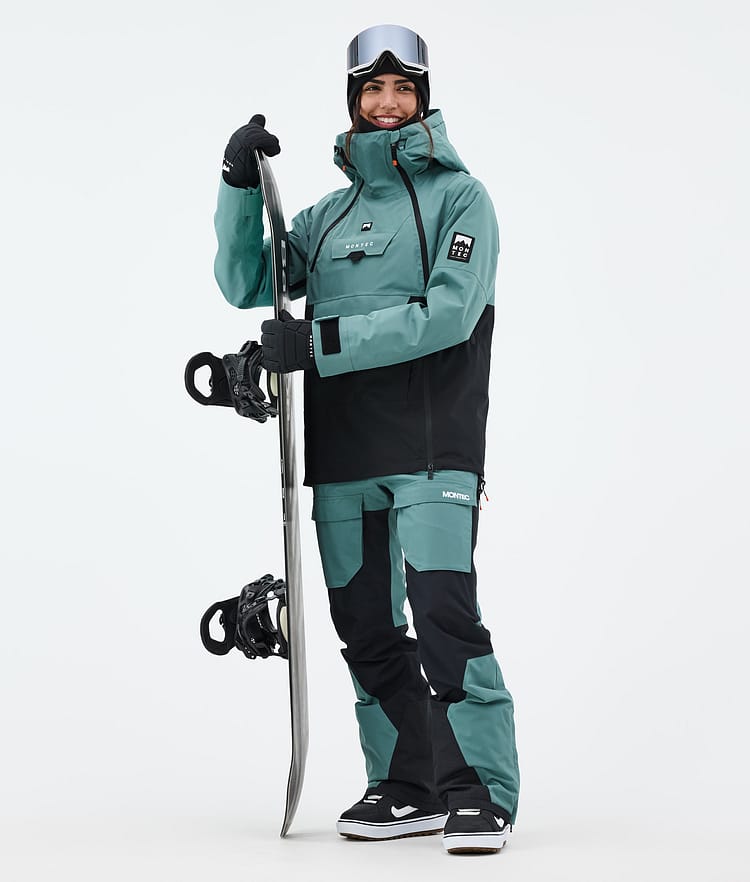 Montec Fawk W Snowboardbyxa Dam Atlantic/Black Renewed, Bild 2 av 7