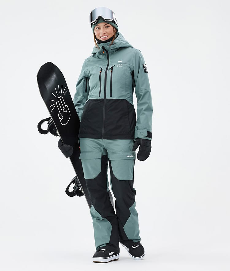 Montec Fawk W Snowboardbyxa Dam Atlantic/Black Renewed, Bild 2 av 7