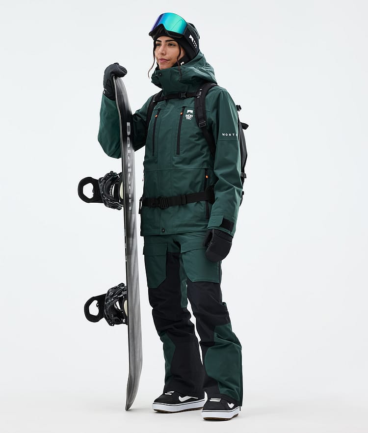 Montec Fawk W Snowboardbyxa Dam Dark Atlantic/Black, Bild 3 av 8