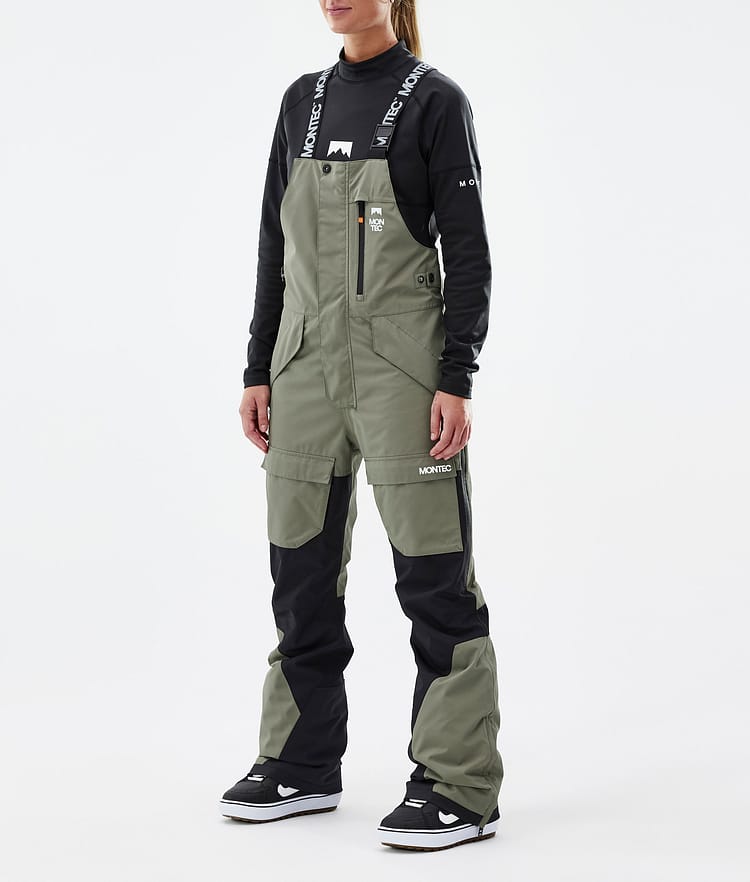 Montec Fawk W Snowboardbyxa Dam Greenish/Black