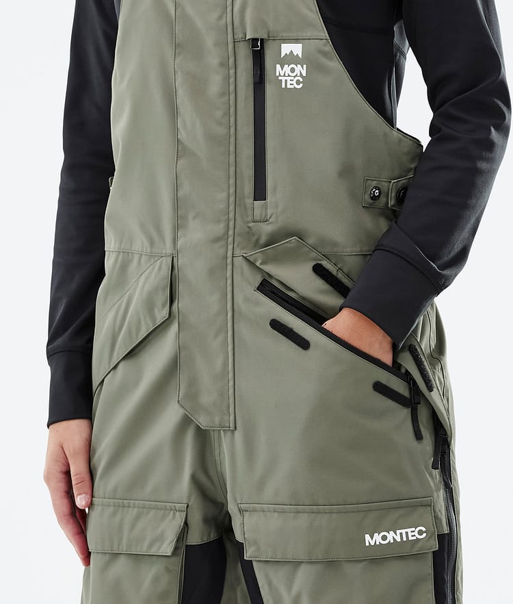 Montec Fawk W Snowboardbyxa Dam Greenish/Black