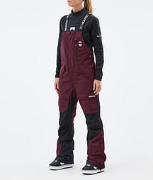 Montec Fawk W Snowboardbyxa Dam Burgundy/Black