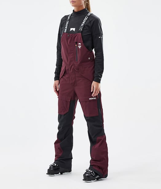 Montec Fawk W Skidbyxa Dam Burgundy/Black