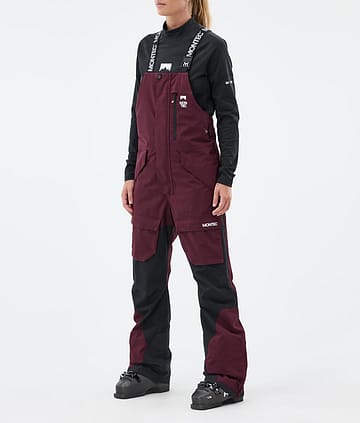 Montec Fawk W Skidbyxa Dam Burgundy/Black